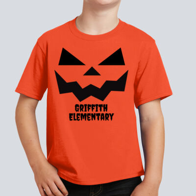Youth T-Shirt - Fall Holidays - Jack O' Lantern Thumbnail