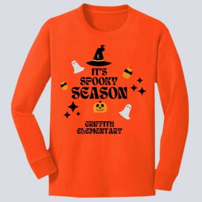 Youth Long Sleeve Shirt - Fall Holidays - Spooky Season Thumbnail