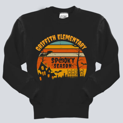 Youth Crewneck - Fall Holidays - Haunted House Thumbnail