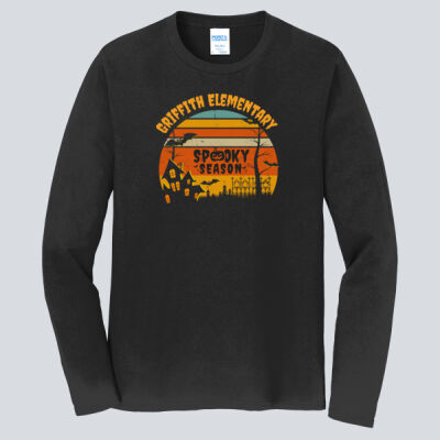 Adult Long Sleeve Shirt - Fall Holidays - Haunted House Thumbnail